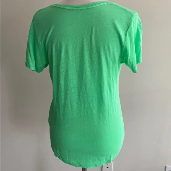 •J Crew• 100% Linen Scoop neck Tee, Like New☘️ - Picture 5 of 6